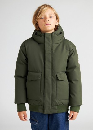 Kids' Pyrenex Algot Warm Winter Jackets Green | HWN090N5594