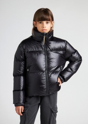 Kids' Pyrenex Goldin Down Jackets Black | HET120T3981