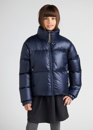 Kids' Pyrenex Goldin Down Jackets Navy | HHI821I2608