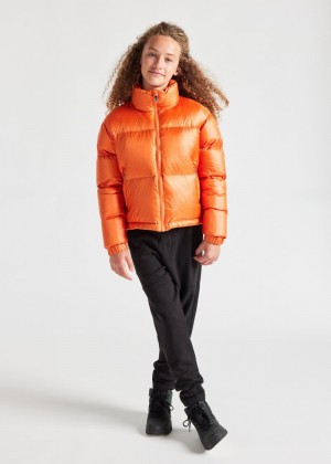 Kids' Pyrenex Goldin Down Jackets Orange | HIR643R6310