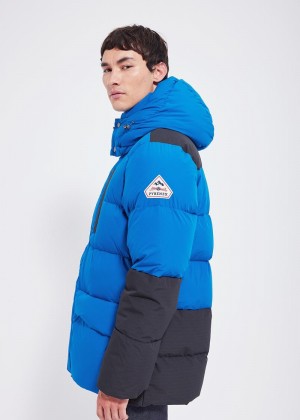 Men Pyrenex Alpha Down Jackets Blue | HCS417S6710