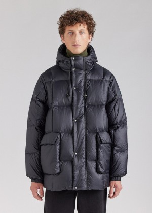 Men Pyrenex Audoubert Down Jackets Black | HYY875Y6571