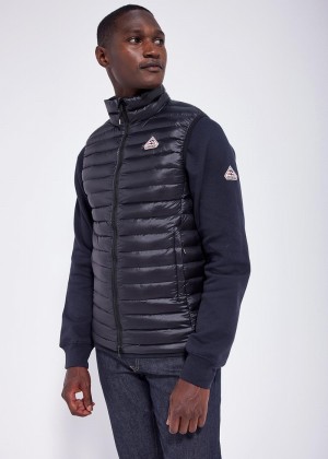 Men Pyrenex Bruce Light Down Jackets Black | HXX708X4040