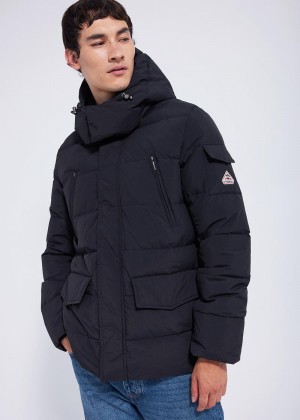 Men Pyrenex Grade Down Jackets Black | HCJ170J6847