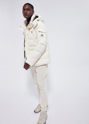 Men Pyrenex Grade Down Jackets White | HLY703Y6828