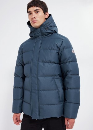 Men Pyrenex Phenix Down Jackets Blue | HIF008F0522