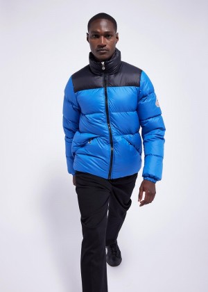 Men Pyrenex Radiant Down Jackets Blue | HNW117W3700