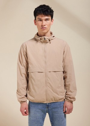 Men Pyrenex Ridge Windbreaker Coffee | HGB677B4401