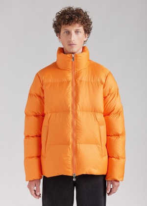 Men Pyrenex Shift Down Jackets Orange | HVD611D9342