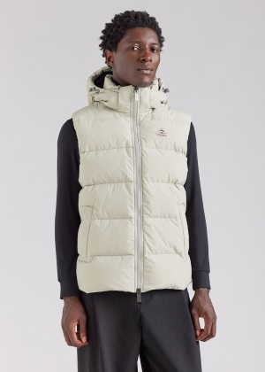 Men Pyrenex Spoutnic Sleeveless Down Vest Grey | HVE923E3495