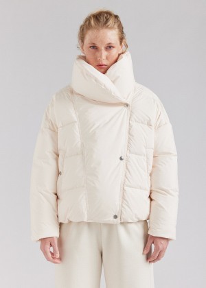 Women Pyrenex Judith Warm Down Jackets White | HNB709B9528