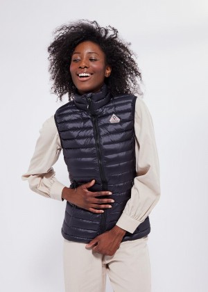 Women Pyrenex Masha Light Down Vest Navy | HXN645N1723