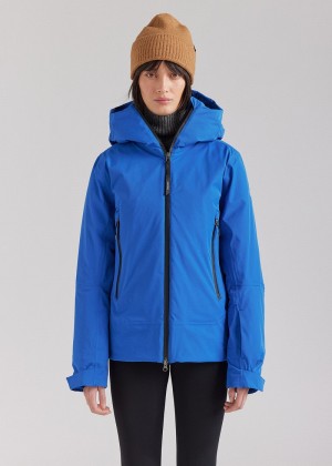 Women Pyrenex Nova Down Coats Blue | HQK834K5173