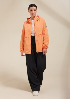 Women Pyrenex Ridge Windbreaker Orange | HVS024S6516