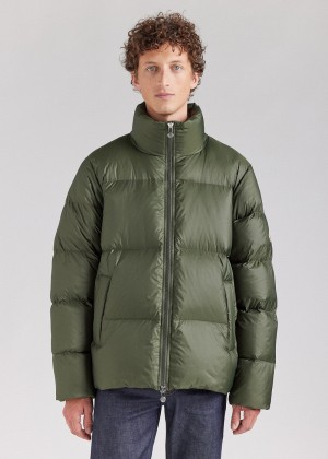 Women Pyrenex Shift Warm Down Jackets Green | HGU896U0281