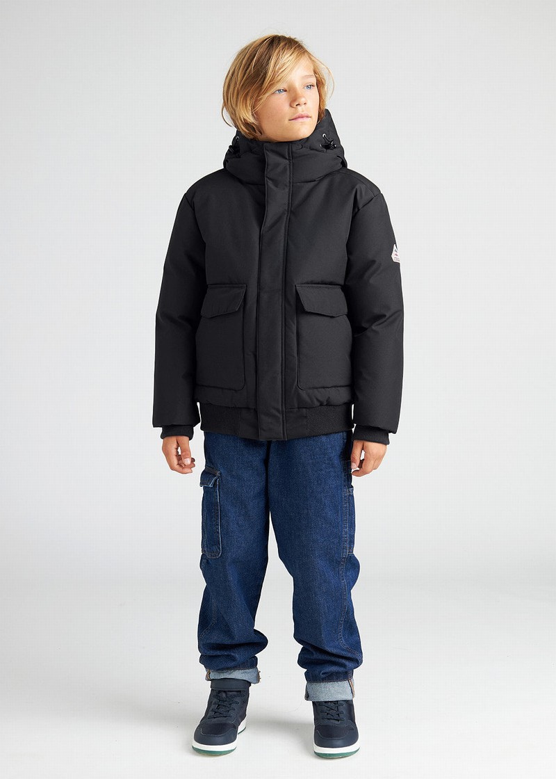 Kids' Pyrenex Algot Warm Winter Jackets Black | HKR108R4192