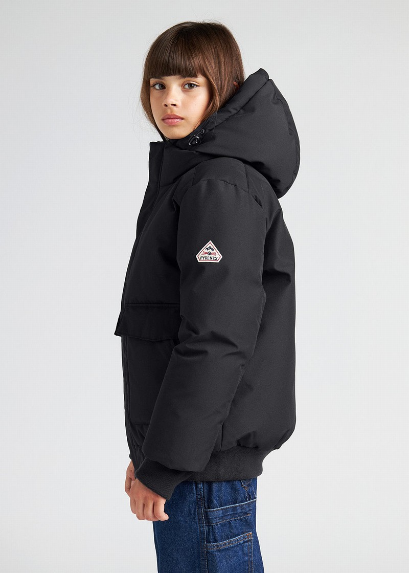 Kids' Pyrenex Algot Warm Winter Jackets Black | HKR108R4192