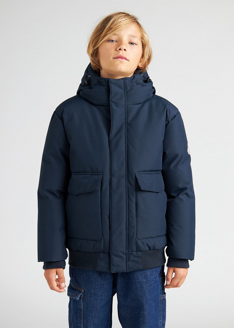 Kids' Pyrenex Algot Warm Winter Jackets Navy | HPI710I5969