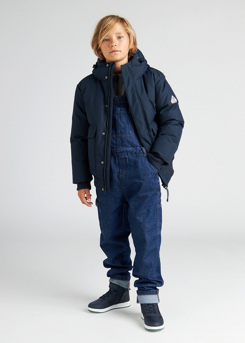 Kids' Pyrenex Algot Warm Winter Jackets Navy | HPI710I5969