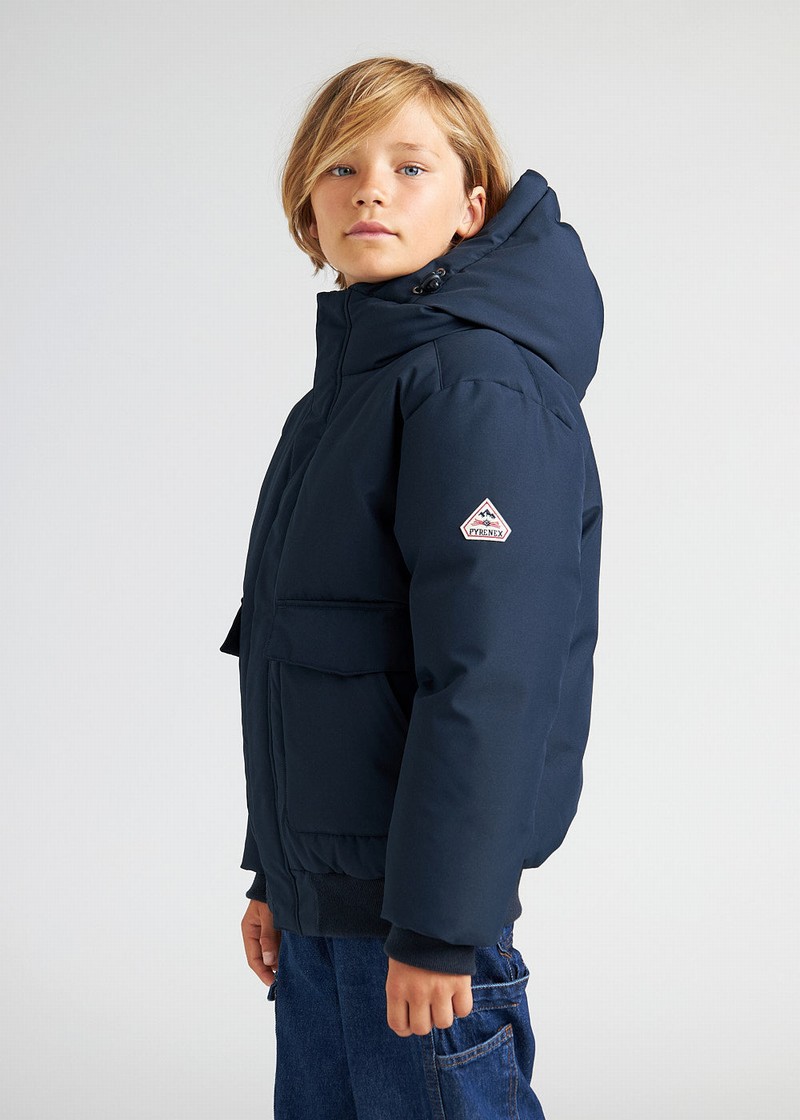 Kids' Pyrenex Algot Warm Winter Jackets Navy | HPI710I5969