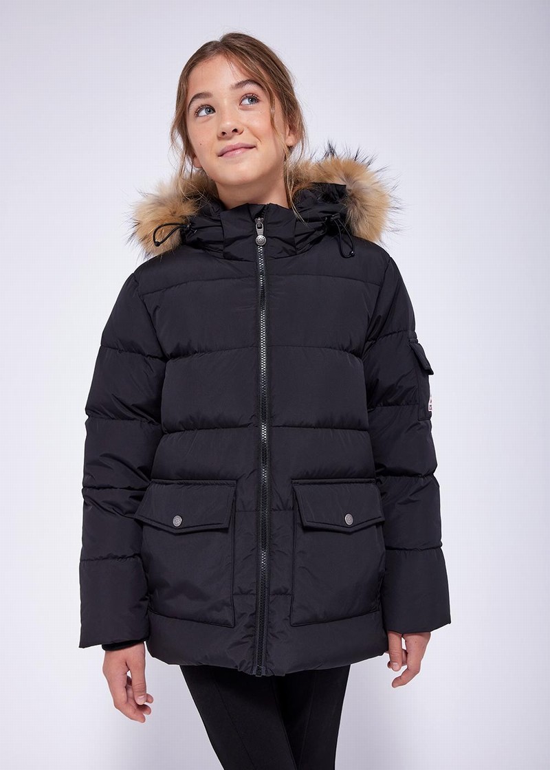 Kids' Pyrenex Authentic Smooth Down Jackets Black | HWO664O7923