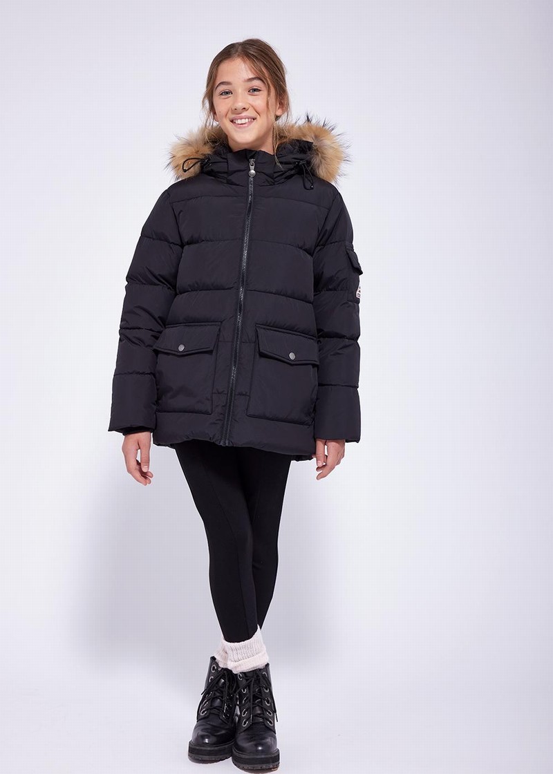 Kids' Pyrenex Authentic Smooth Down Jackets Black | HWO664O7923