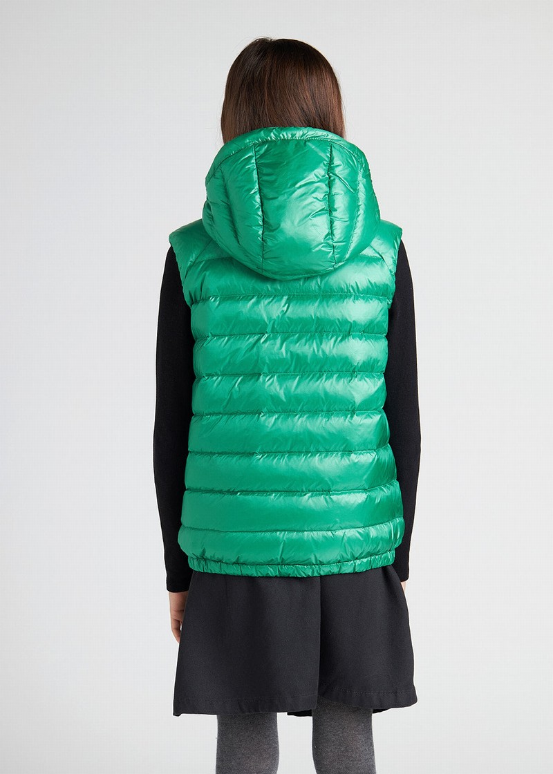 Kids' Pyrenex Cheslin Sleeveless Down Vest Green | HFK157K8564