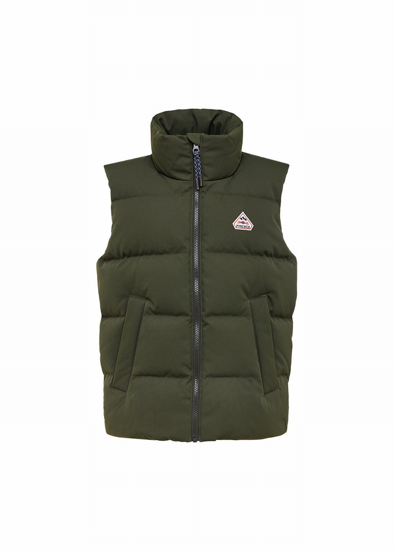 Kids' Pyrenex Dorel Sleeveless Down Vest Green | HYH730H3151