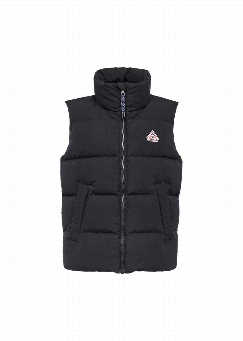 Kids' Pyrenex Dorel Sleeveless Down Vest Black | HOY575Y3128