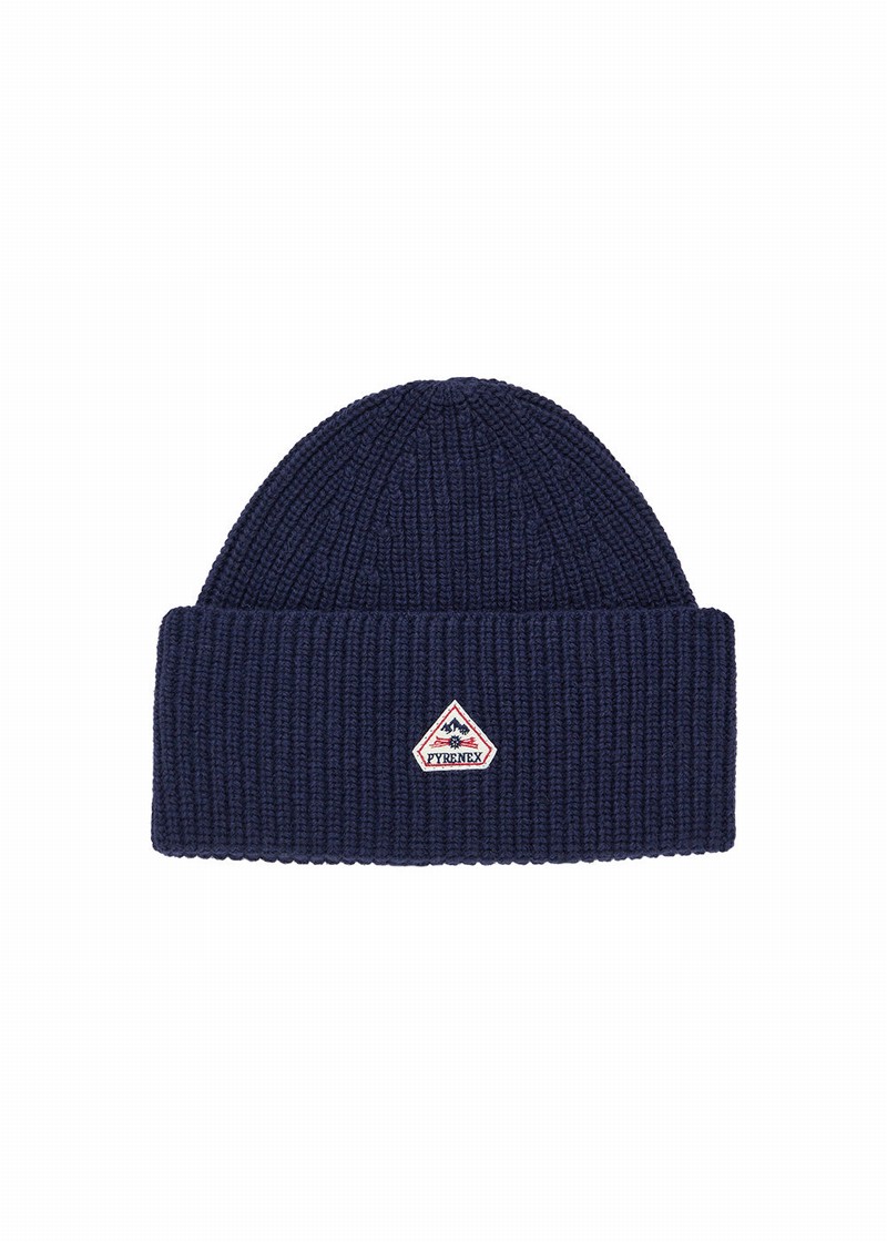 Kids' Pyrenex Frej Wool Beanie Navy | HML410L4953