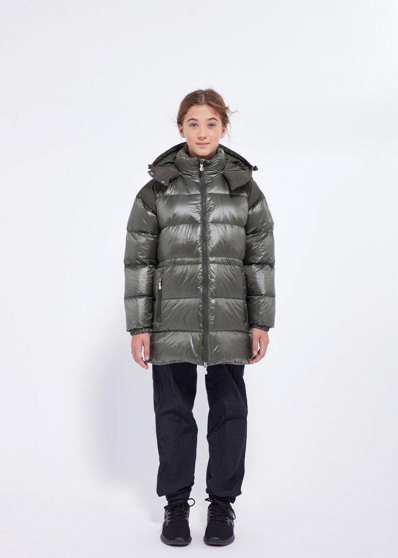 Kids' Pyrenex Fusion Down Jackets Green | HMY522Y1281