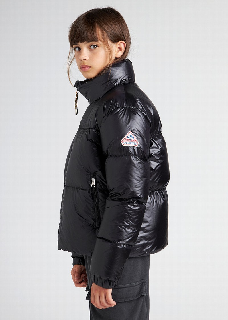 Kids' Pyrenex Goldin Down Jackets Black | HET120T3981