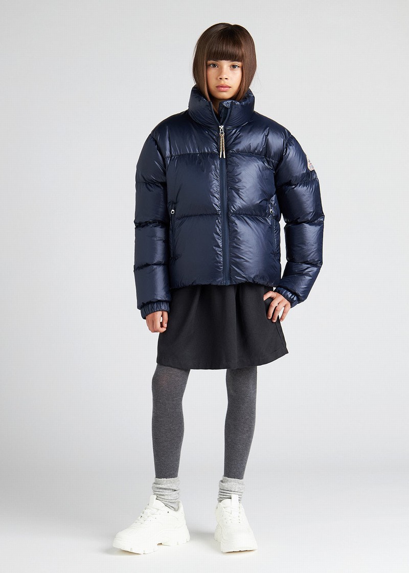 Kids' Pyrenex Goldin Down Jackets Navy | HHI821I2608