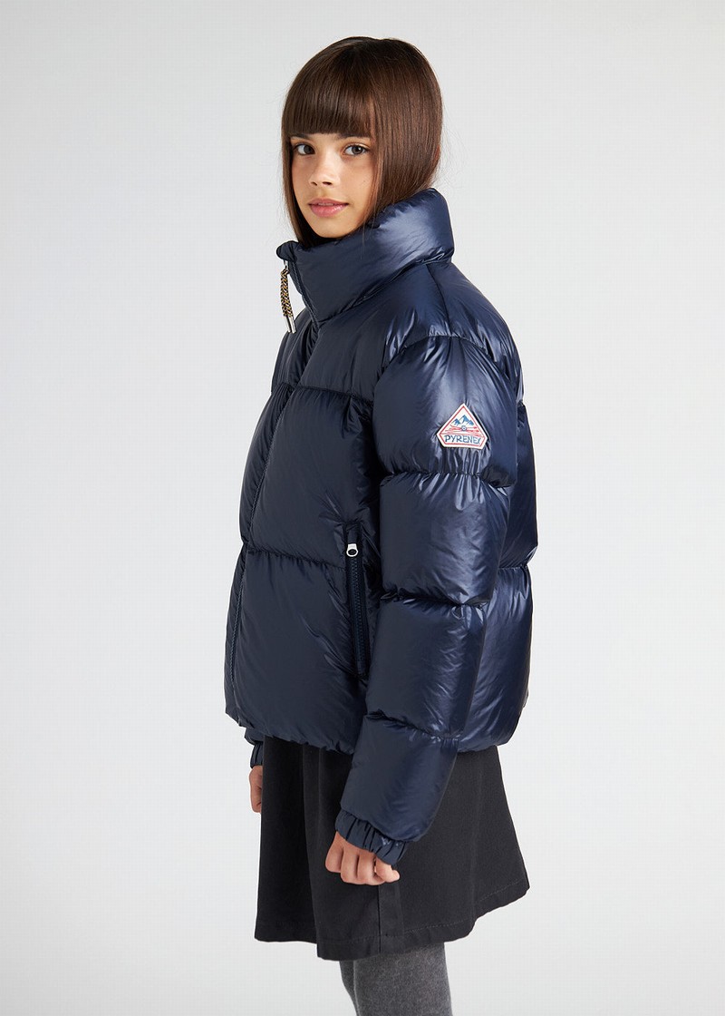 Kids' Pyrenex Goldin Down Jackets Navy | HHI821I2608