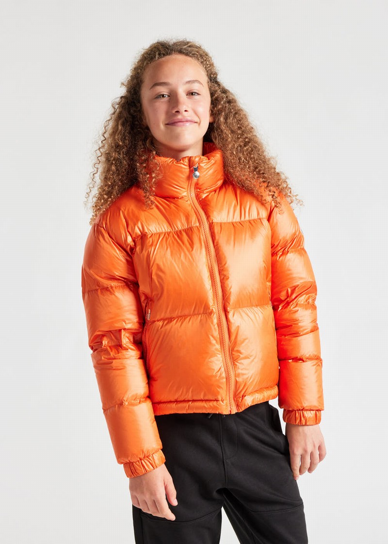 Kids' Pyrenex Goldin Down Jackets Orange | HIR643R6310