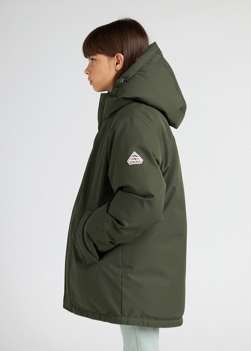 Kids' Pyrenex Mika Parka Green | HQN446N3897