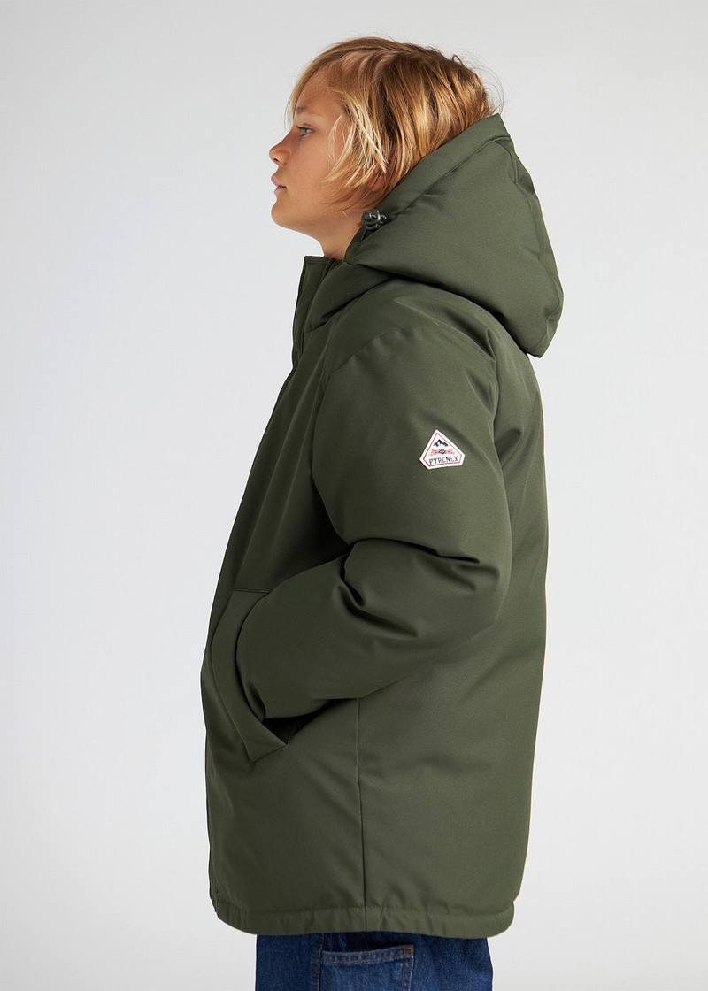 Kids' Pyrenex Mika Parka Green | HQN446N3897