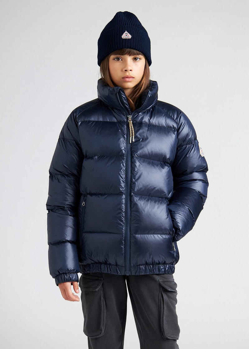 Kids' Pyrenex Roki Down Jackets Navy | HLB712B0572