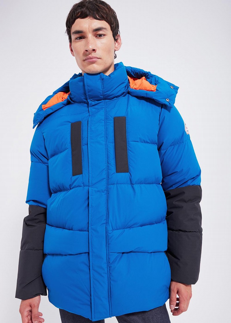 Men Pyrenex Alpha Down Jackets Blue | HCS417S6710