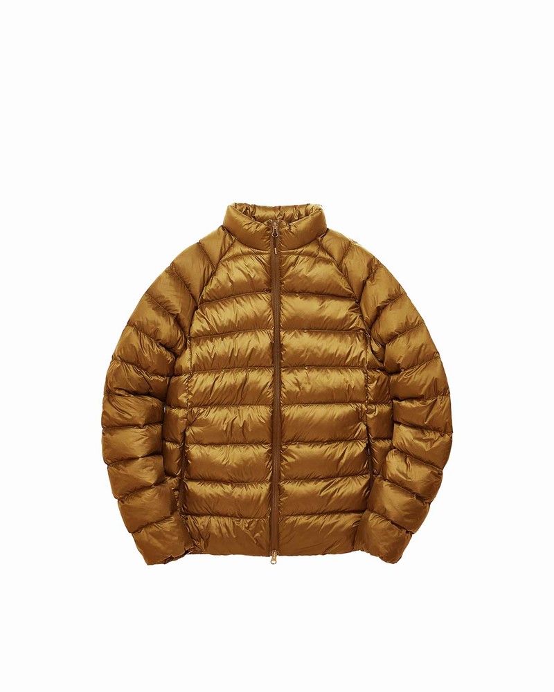 Men Pyrenex Arial Ultra Light Down Jackets Brown | HWM426M4494