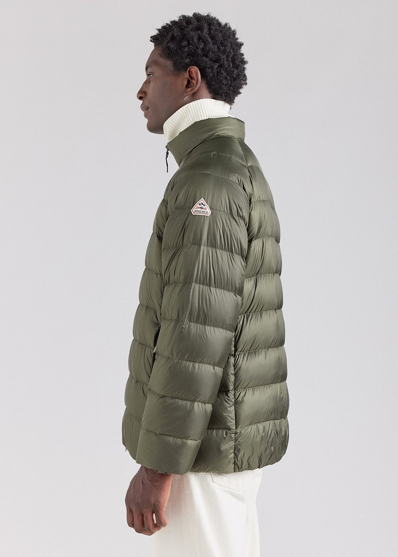 Men Pyrenex Arial Ultra Light Down Jackets Green | HQX334X7574