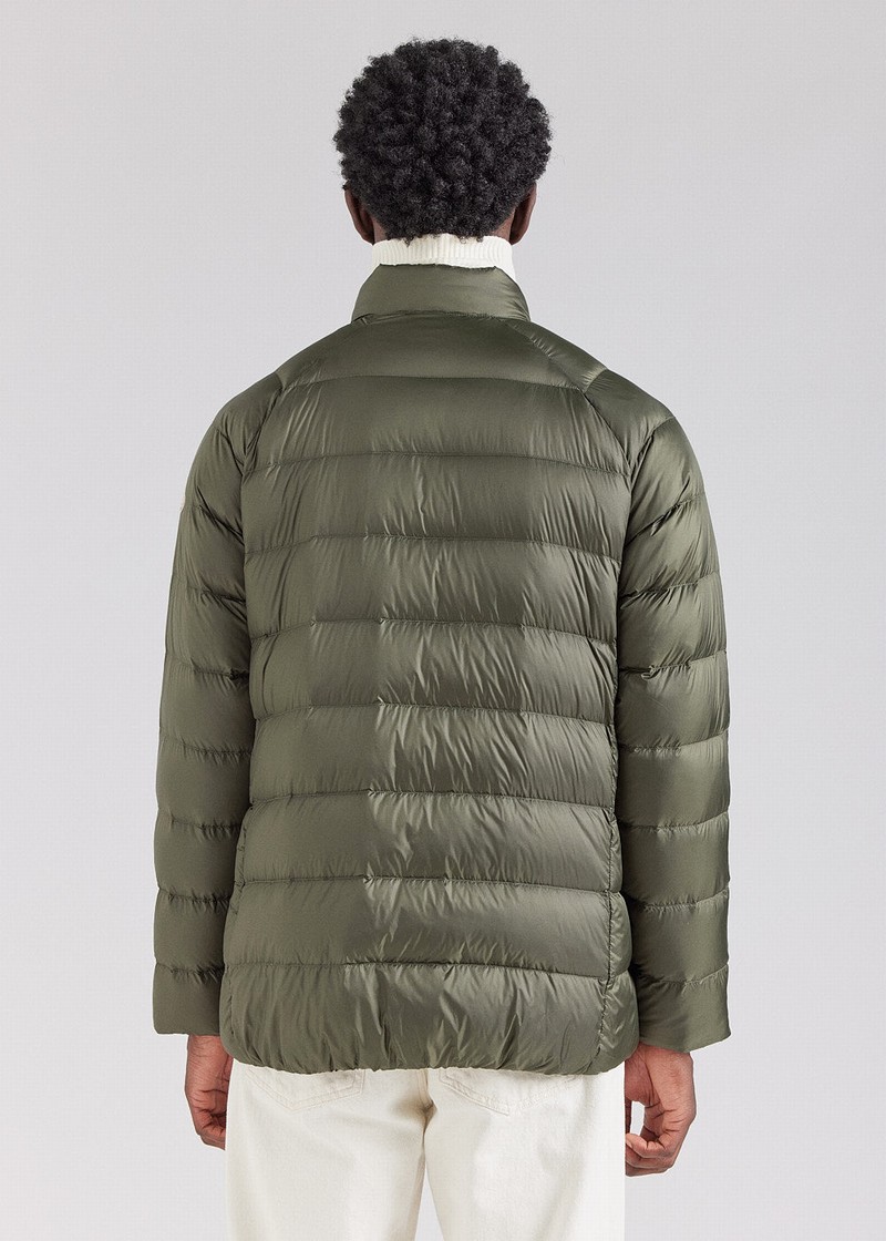 Men Pyrenex Arial Ultra Light Down Jackets Green | HQX334X7574