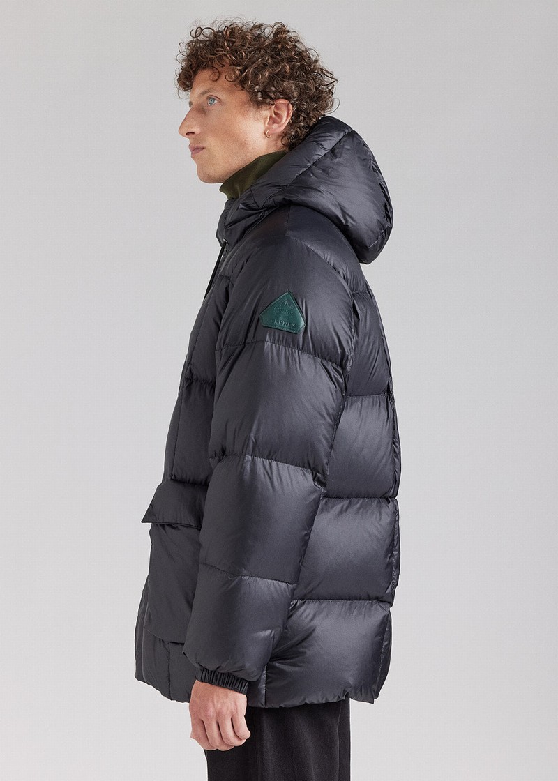 Men Pyrenex Audoubert Down Jackets Black | HYY875Y6571