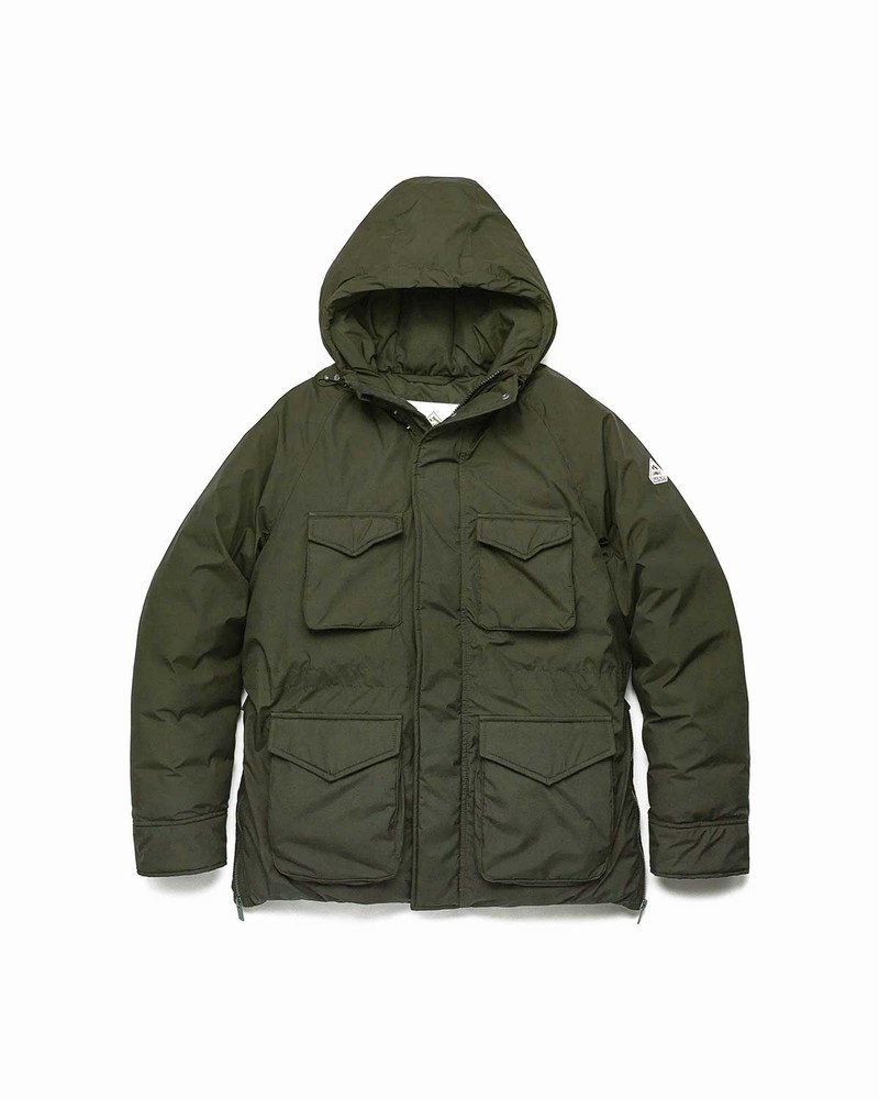 Men Pyrenex Bazus In Natural Parka Green | HBT500T9457