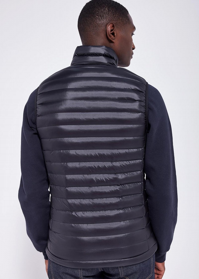 Men Pyrenex Bruce Light Down Jackets Black | HXX708X4040