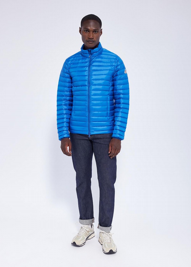 Men Pyrenex Bruce Sc Technical Down Jackets Blue | HVF183F8997