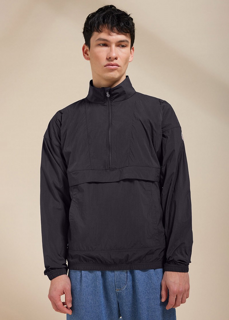 Men Pyrenex Cyclic Windbreaker Black | HAA149A9397