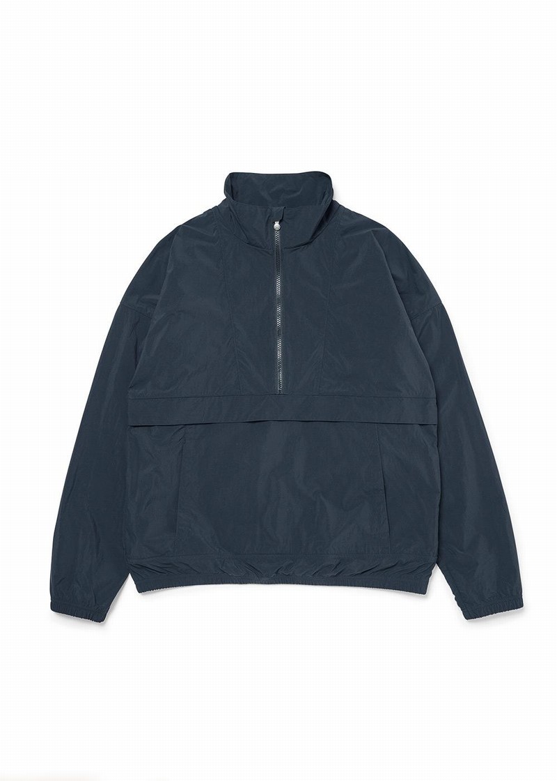 Men Pyrenex Cyclic Windbreaker Navy | HTP318P8531