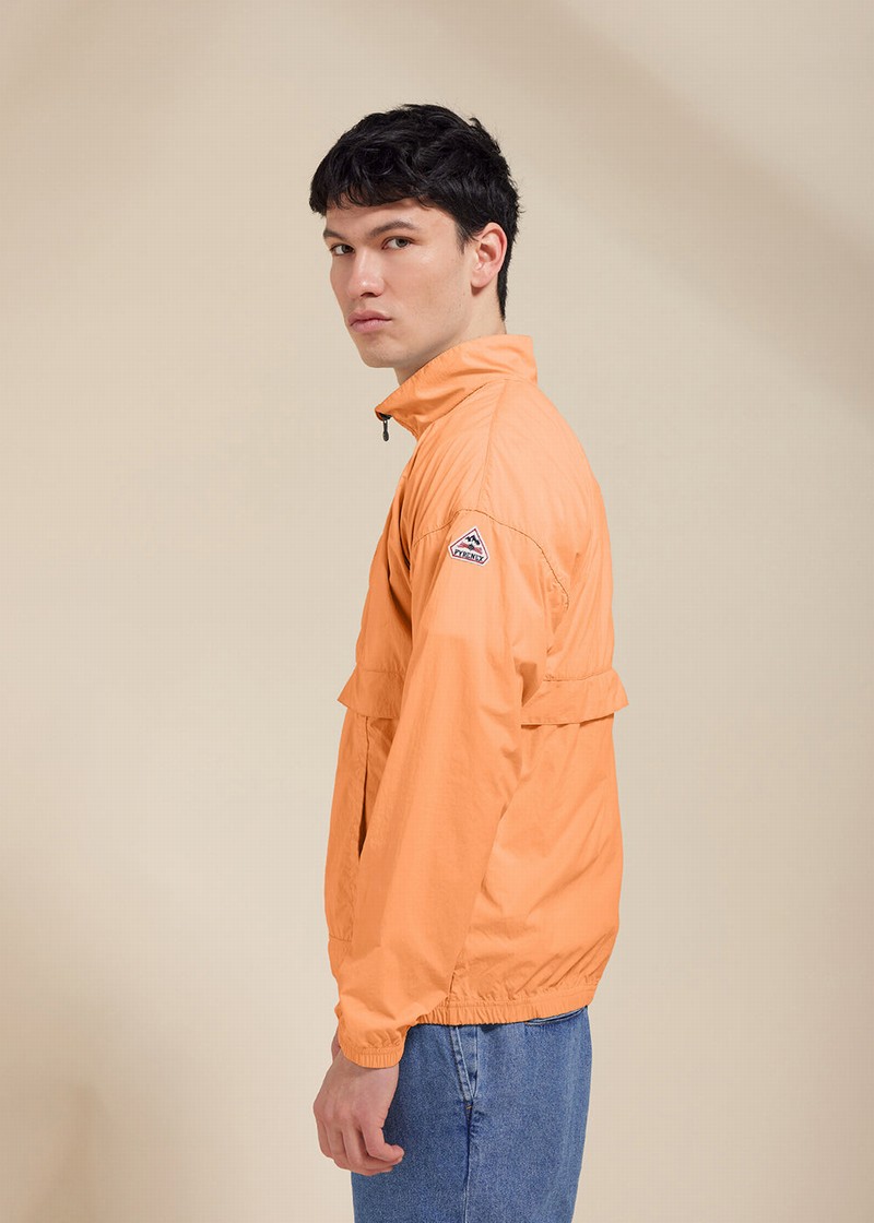 Men Pyrenex Cyclic Windbreaker Orange | HOT147T9723