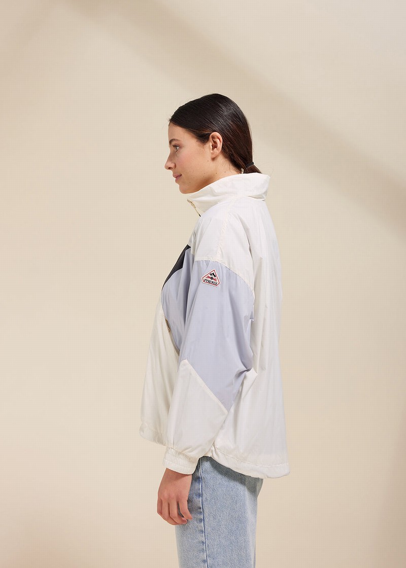 Men Pyrenex Erine Windbreaker White | HVE334E3461